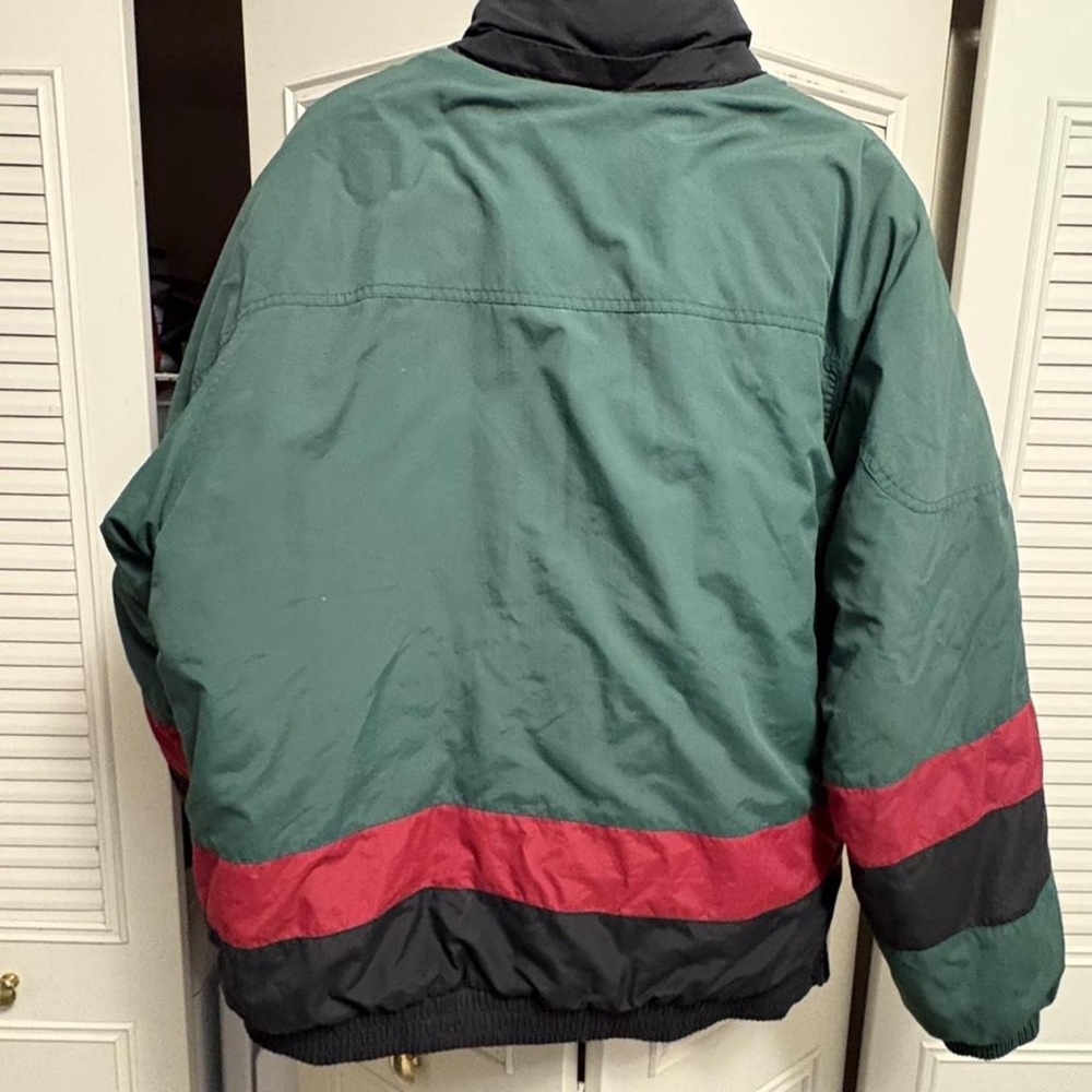 Supreme Green And Red Pullover Jacket - image 2